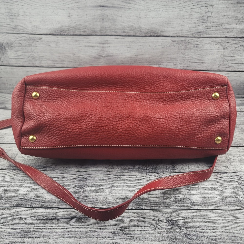 PRADA Vitello Daino Leather Shoulder Bag Red BL0778 - Picture 7 of 12